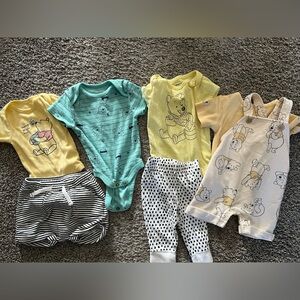 Winnie The Pooh Baby Clothing Bundle